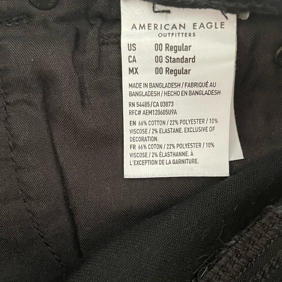 American Eagle black jean skirt - Picture 3 of 3